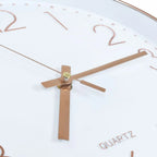  VidaXL Wanduhr 30 Cm Rotgold