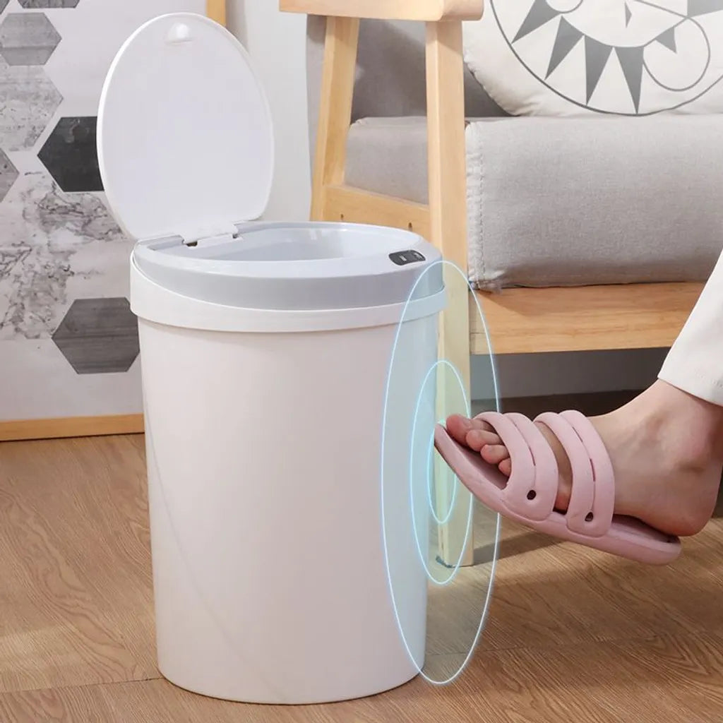  Intelligenter Mülleimer Automatischer Mülleimer Mit Intelligentem Sensor 12l- Rosa/ Wiederaufladbar