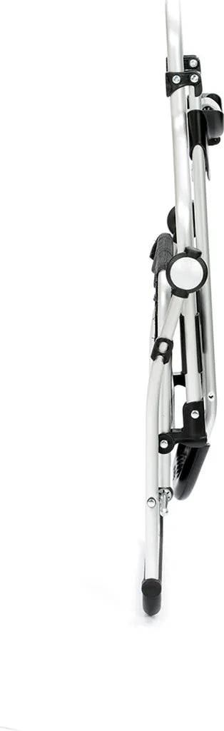  Andersen Shopper Royal Alu Klappbar Mit 3-Speichenrad Ø 25 Cm Und 49 Liter Tasche Senta Grau
