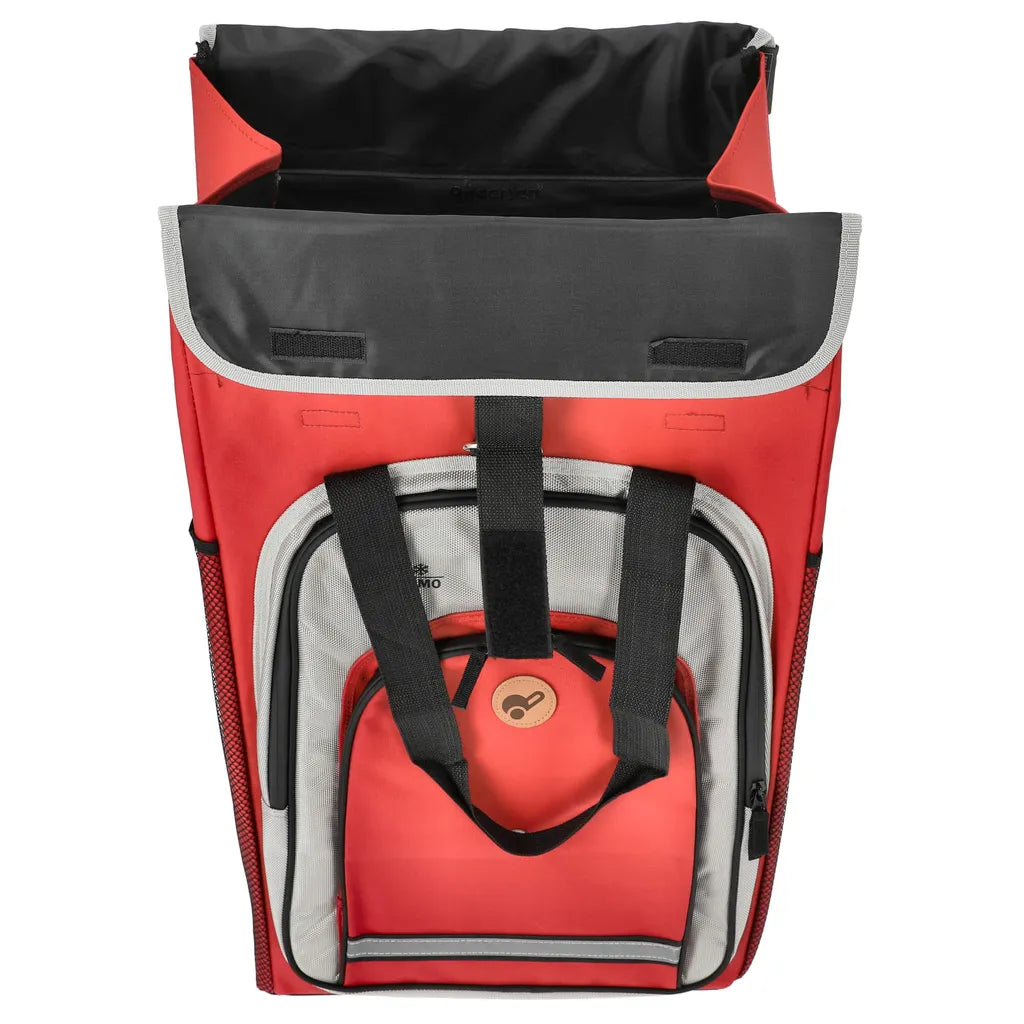 Andersen Shopper Royal Alu Klappbar Mit 3-Speichenrad Ø 25cm Und 62 Liter Tasche Hydro 2.0 Rot Mit Kühlfach