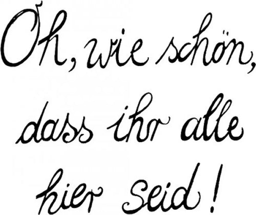  20 SERVIETTEN 3 Lg. " OH WIE SCHÖN DAS IHR ALLE HIER SEIT " HOCHZEIT JUBILÄUM