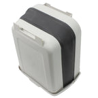  Abfalleimer Mülleimer Faltbar 4-8 Liter Wohnwagen Wohnmobil Camping Caravan Boot Grau / Anthrazit