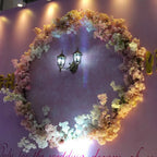  2 Stück Künstliche Blume Kirschblüten Simulation Hochzeit Party Ornament Bridal Wedding Bouquet Home Decor (Weiß)