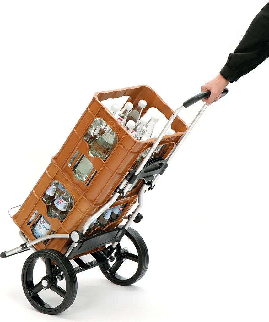  Andersen Shopper Royal Alu Klappbar Mit 3-Speichenrad Ø 25cm Und 45 Liter Tasche Malit Rot Mit Kühlfach