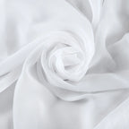  Chiffon-Vorhang Hochzeitsbogen Drapieren Stoff, Umweltfreundliche Zarte Textur Schön Hochzeitsdekorationen Im Freien （1 Panels，Weiß）