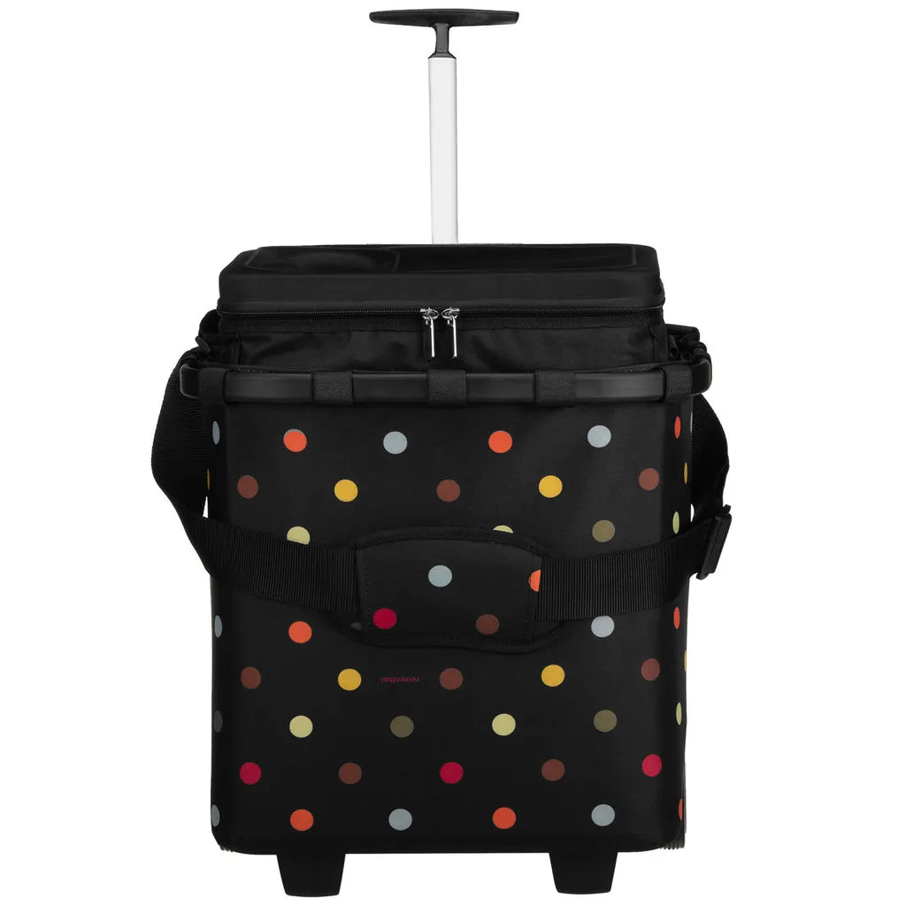  Reisenthel Carrycruiser Black Dots + Cover + Anndora Kühlbox 32 L Schwarz - Schwarz-gepunktet