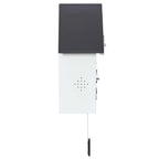  Cuco Clock Kuckucksuhr BAUERNHAUS Mit Pendel Wanduhr Moderne Kuckucksuhr Pendeluhr 28,3 × 22,8 × 10,4cm - Schwarz