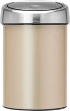  Abfalleimer Bad Kosmetikeimer Abfallsammler Abfallkorb Dunkelbeige 3 L BRABANTIA
