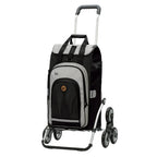  Andersen Shopper Royal Treppensteiger Alu Klappbar Mit Rad Ø 3 X 13cm Und 62 Liter Tasche Hydro 2.0 Schwarz Mit Kühlfach
