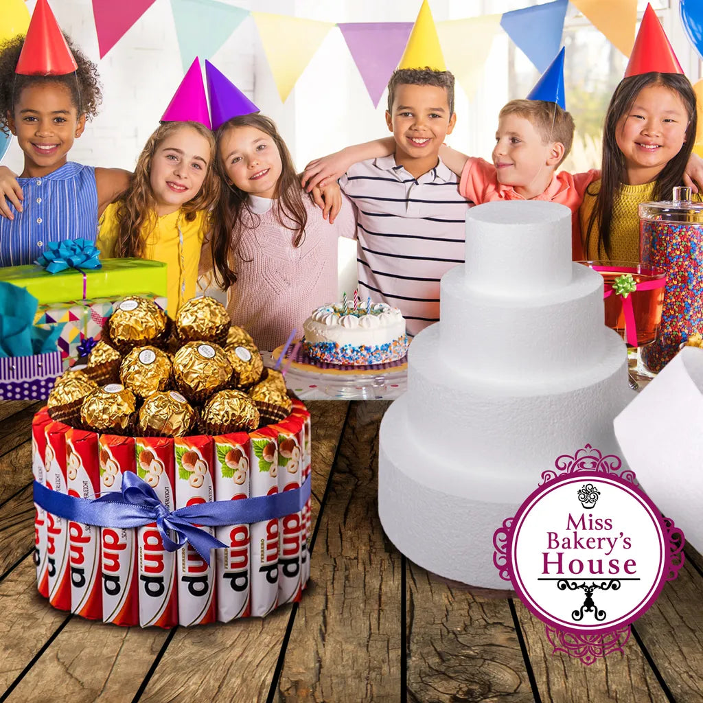  Styroporscheibe - Cake Dummy - Set 4
