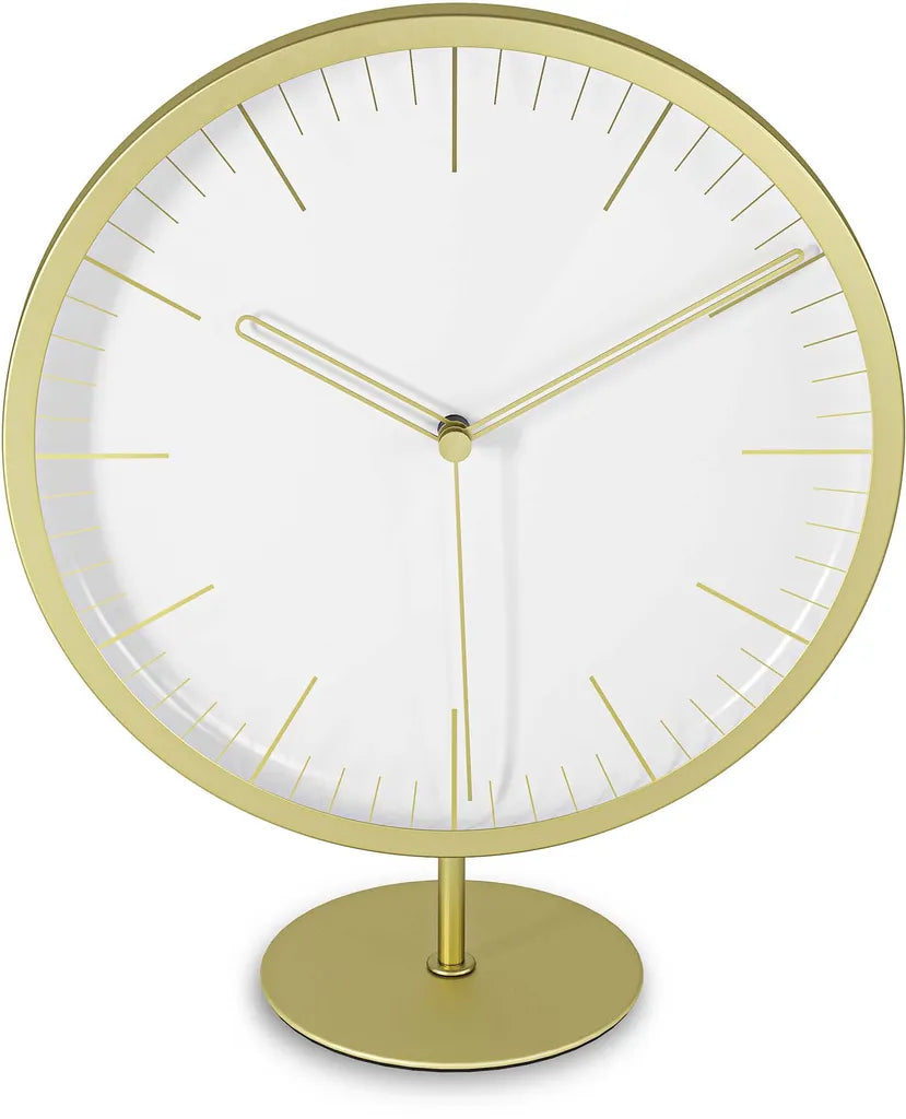  Umbra INFINITY Clock Uhr Wanduhr Standuhr Gold