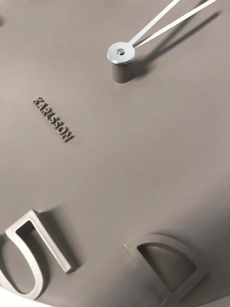  Karlsson Wanduhr On The Edge Grau