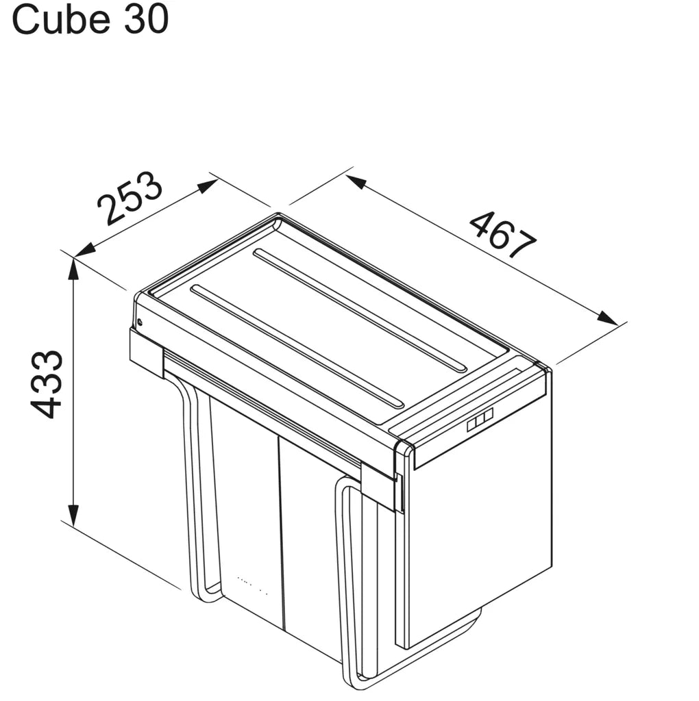  Franke Abfalltrennsystem Cube 30 (134.0039.553) - Handauszug