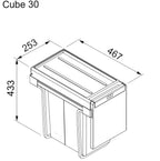  Franke Abfalltrennsystem Cube 30 (134.0039.553) - Handauszug