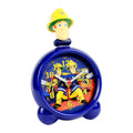  Feuerwehrmann Sam 3-D Wecker Blau Lautlos Geräuschlos Kinderwecker - 5-FS0101LD9 Ostergeschenk