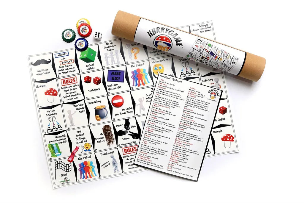  HurryGame Geschenke Für Männer, Partyspiel, Trinkspiel, Saufspiel NEU
