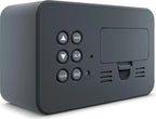  Mebus Digitaler Funkwecker Mit Mondkalender, Beleuchtung, Innenthermometer, 2 Weckzeiten, Schlummer-Funktion