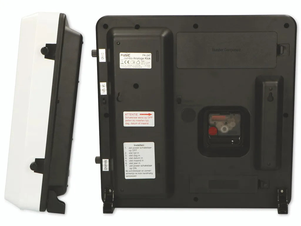  Fysic FK-247DE - Große Deutsch Sprachige Analoge Uhr