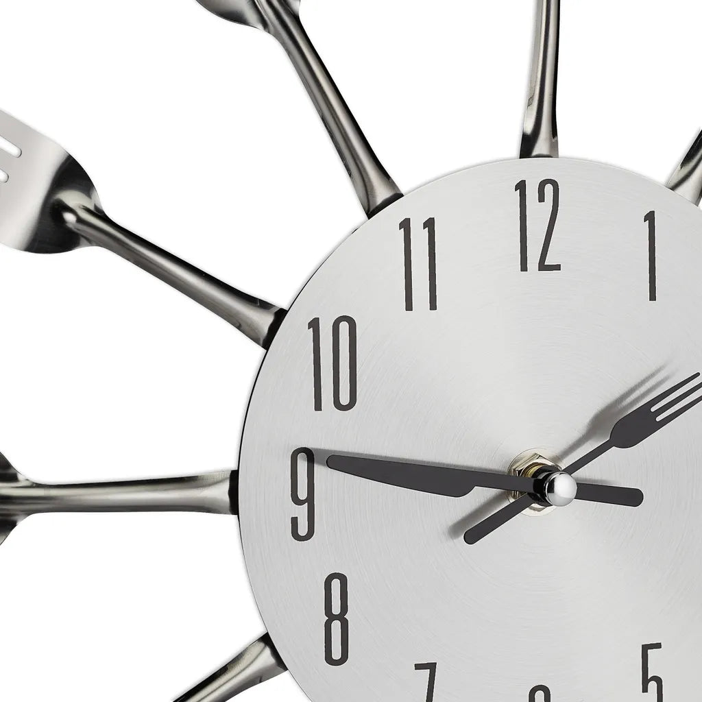  Relaxdays Wanduhr Besteck