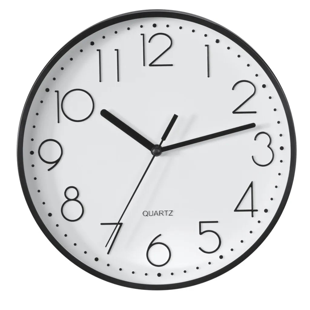  Hama PG-220 Wanduhr Geräuscharm Schwarz