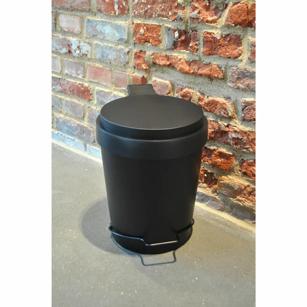  Authentics Tip Treteimer 15 L, Abfalleimer, Papierkorb, Polypropylen, V2A, Schwarz, 1087199