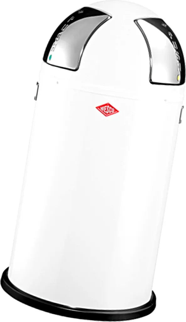  WESCO Treteimer "Push Two" Weiß