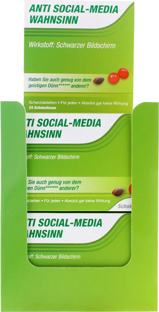  24 Schokolinsen Anti Social-Media