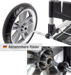 Andersen Shopper Royal Alu Klappbar Mit Kugellagerrad Ø 25 Cm Und 49 Liter Tasche Ortlieb Petrol, Wasserdicht