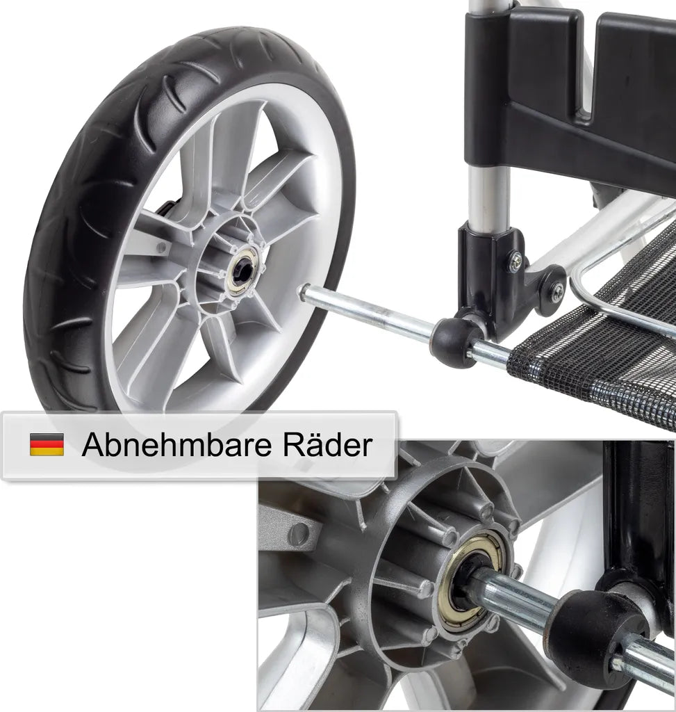 Andersen Shopper Royal Alu Klappbar Mit Kugellagerrad Ø 25 Cm Und 49 Liter Tasche Ortlieb Petrol, Wasserdicht