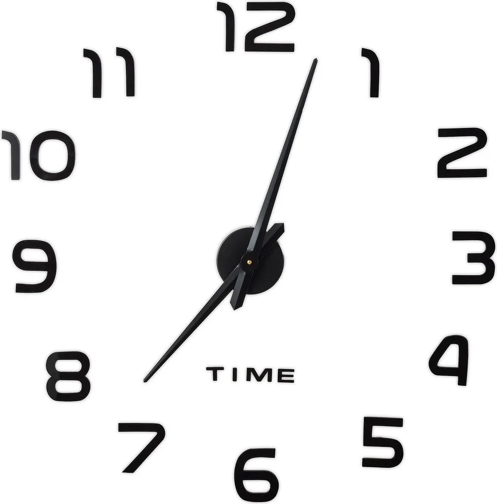  Relaxdays DIY Wanduhr Mit 3D-Zahlen