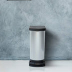 ROTHO Treteimer Duo 50 L PASO, Farbe:Silber Metallic