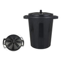  Abfalleimer Schwarz BigBuy Eco Größe: 100 L - ø 69 X 57 X 57 Cm
