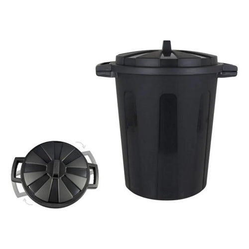  Abfalleimer Schwarz BigBuy Eco Größe: 100 L - ø 69 X 57 X 57 Cm