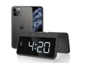  Caliber Digitaler Wecker - Drahtloses Ladegerät Für Telefone - Wecklicht - Space Grau (HCG019QI-SG)