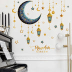  Eid Mubarak Acryl-Wandaufkleber Ramadan Islamische Muslimische Partydekoration