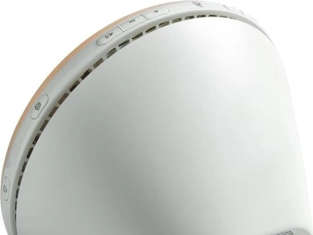  Philips HF3519/01 Wake-up Light (Sonnenaufgangfunktion, Digitales Fm Radio, Tageslichtwecker) Weiß