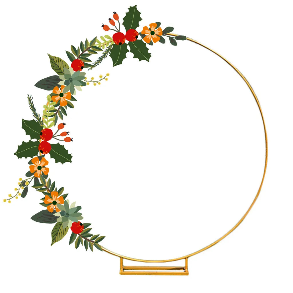 180cm Hochzeit Bogen Rund Gartenbogen Metall Rahmen Hintergrund HochzeitsNachbildung
