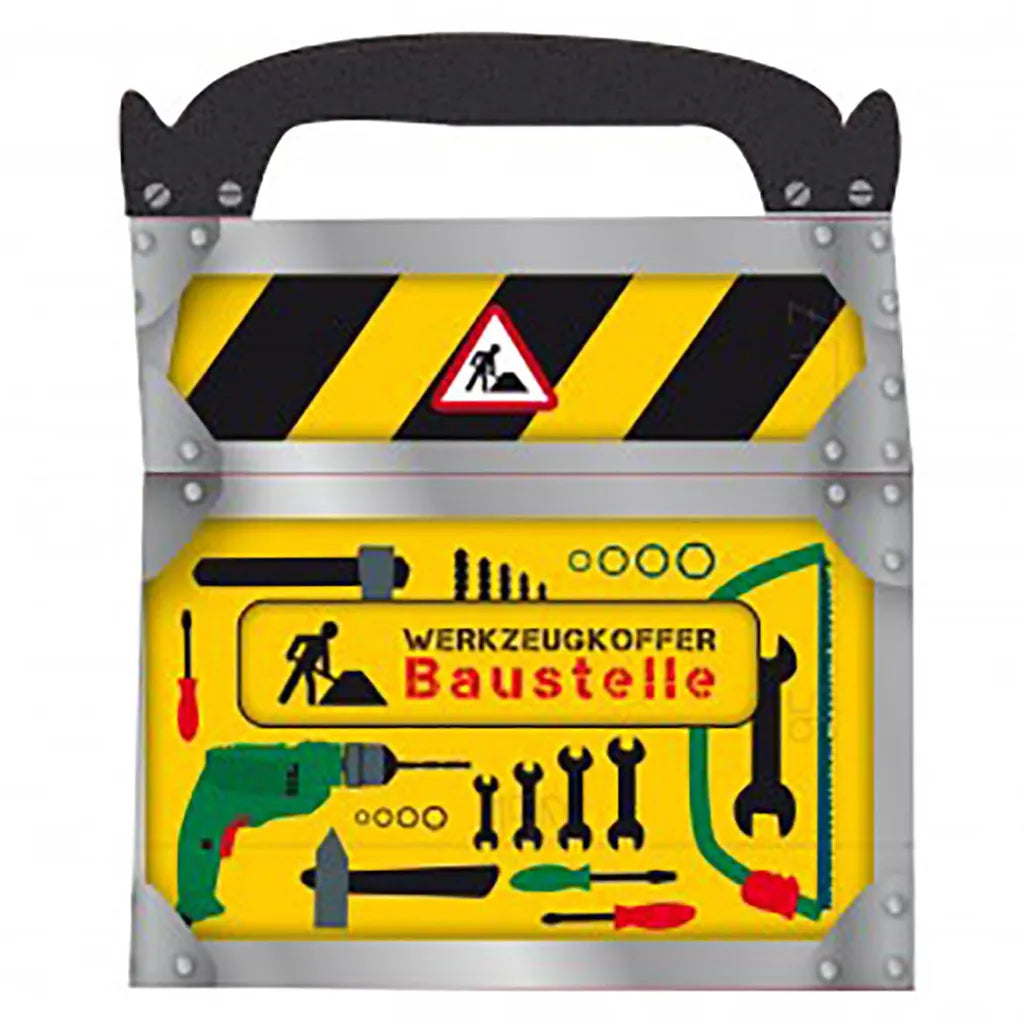  XXL Party-Set Kindergeburtstag Baustelle Bagger Für 6 Kinder, 98-tlg.