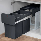  HAILO EcoLine Design L Abfalleimer Einbau 2x 15 L