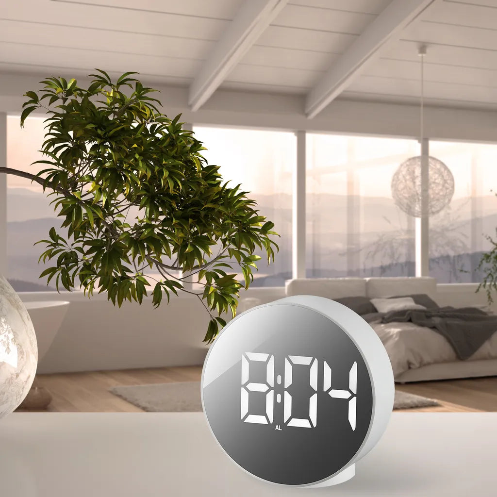 Bresser MyTime Echo FXR Wecker Farbe: Weiss, LED Farbe: Weiß