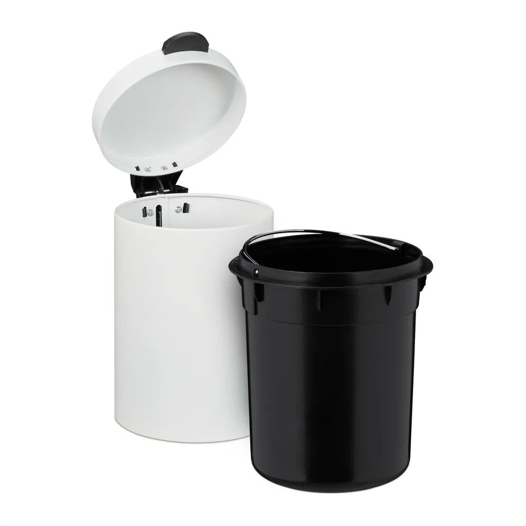  Relaxdays Kosmetikeimer Wandmontage 3 Liter