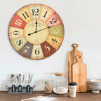  VidaXL Vintage Wanduhr Bunt 60 Cm