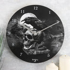  Alchemy - Wanduhr "Poe's Raven" SD3536 (Einheitsgröße) (Schwarz)