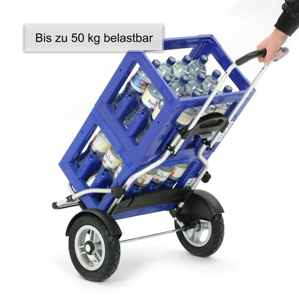  Andersen Shopper Royal Plus Alu Klappbar Mit Luftreifen Ø 25 Cm Und 74 Liter Tasche Fado 2.0 Blau Mit Kühlfach