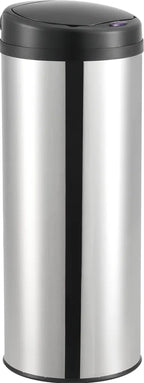  Sensor-Mülleimer 47L Abfalleimer Mit Sensorautomatik Kücheneimer Mit Sensor Edelstahl Silber