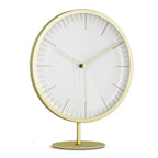  Umbra INFINITY Clock Uhr Wanduhr Standuhr Gold