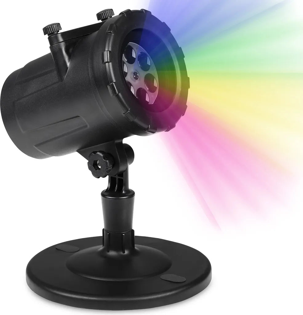  Monzana LED Projektor Weihnachten Aussen Innen 72 Motive Bunt IP44 Beleuchtung Outdoor Indoor Schnee Halloween Party Geburtstag Projektorlampe Lampe