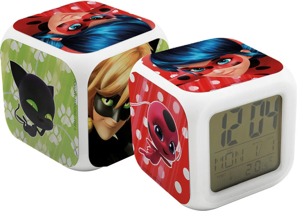 Joy Toy Miraculous - Würfel-Wecker Mit LED Licht
