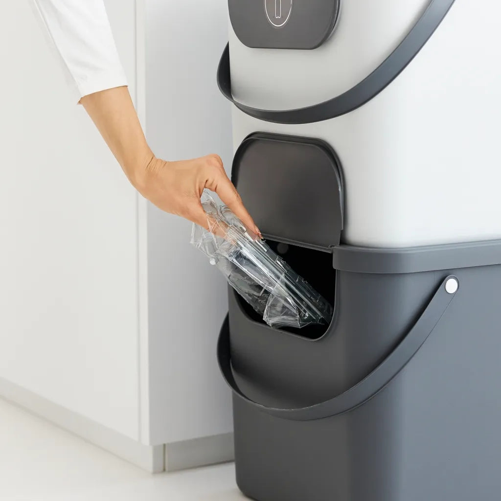 ROTHO Recycling Müllsystem 40 L ALBULA, Farbe:Anthrazit