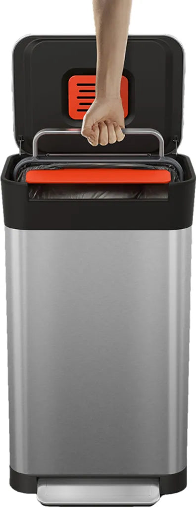  Joseph Joseph Abfalleimer Titanmit Pressfunktion 90 Liter